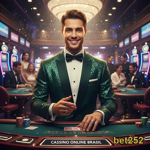 Dealer interagindo com jogadores em jogo de blackjack